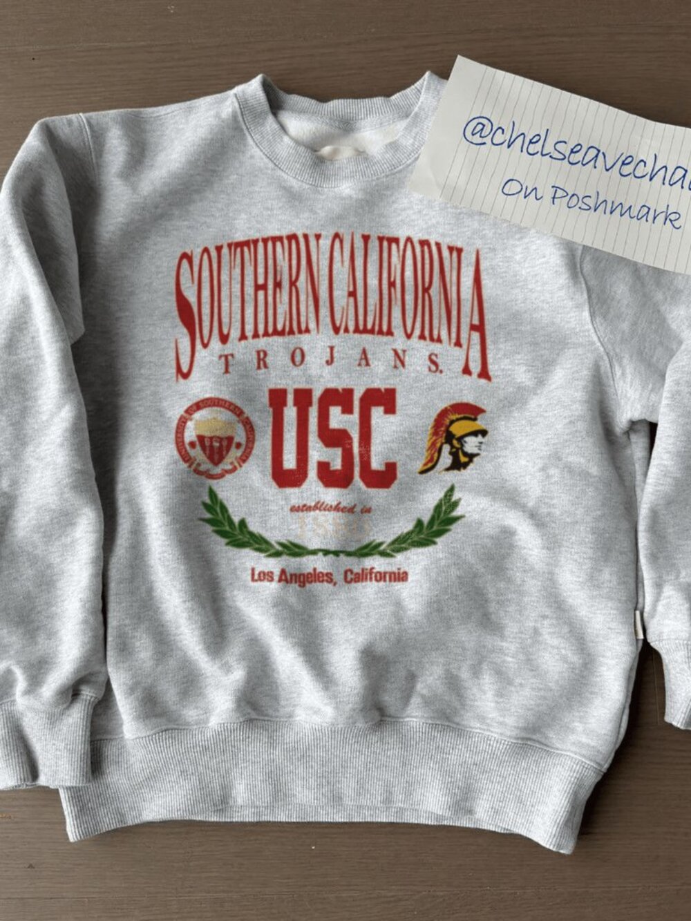Vintage USC Trojans Football Sweatshirt, University of Southern California Shirt